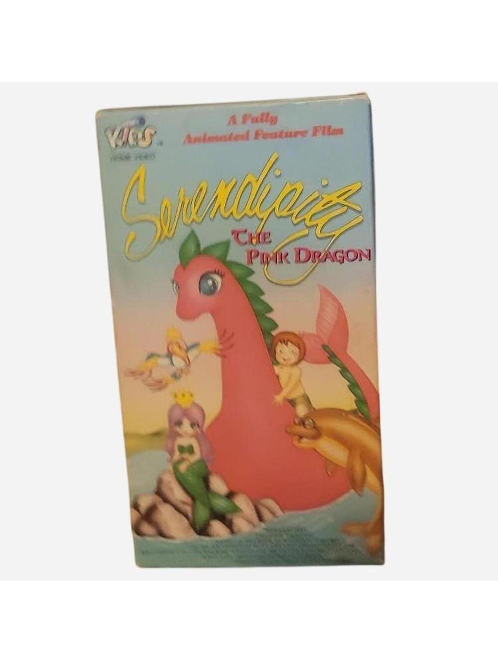 Serendipity The Pink Dragon Vintage Cult Classic VHS Tape 1989